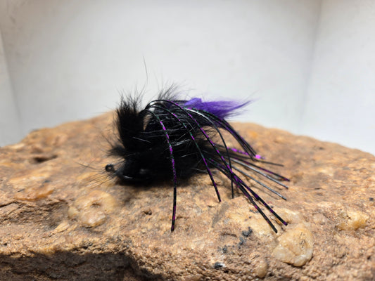 Enticer Pro Heavy Hitter Rabbit fur Flippin Jig 1/4oz Purple Hammer